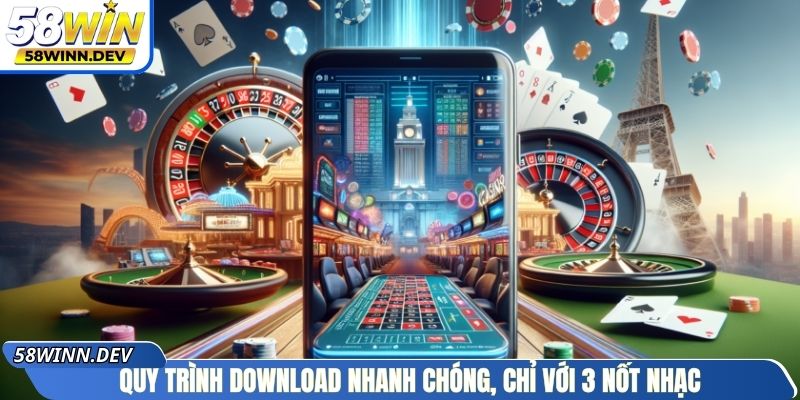 Quy trình download nhanh chóng, chỉ với 3 nốt nhạc