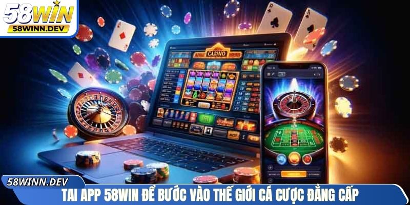 Tải app 58Win để bước vào thế giới cá cược đẳng cấp